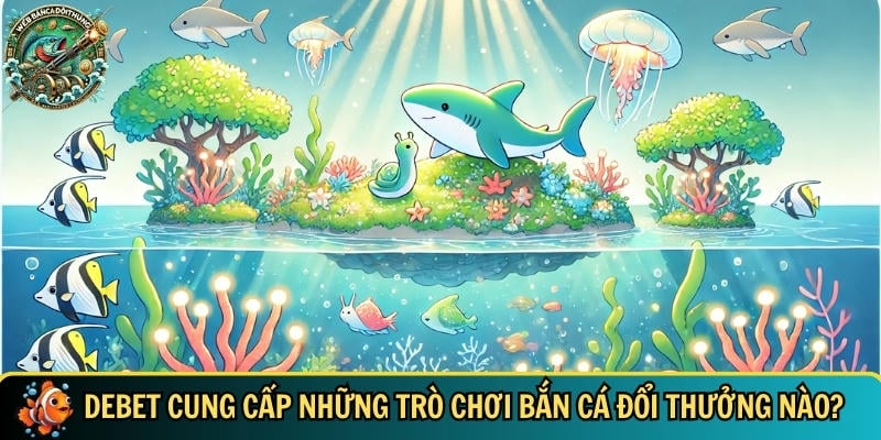 Những trò chơi bắn cá đổi thưởng nổi bật tại DEBET