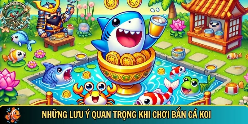 Tổng hợp các lưu ý quan trọng khi tham gia chơi bắn cá Koi