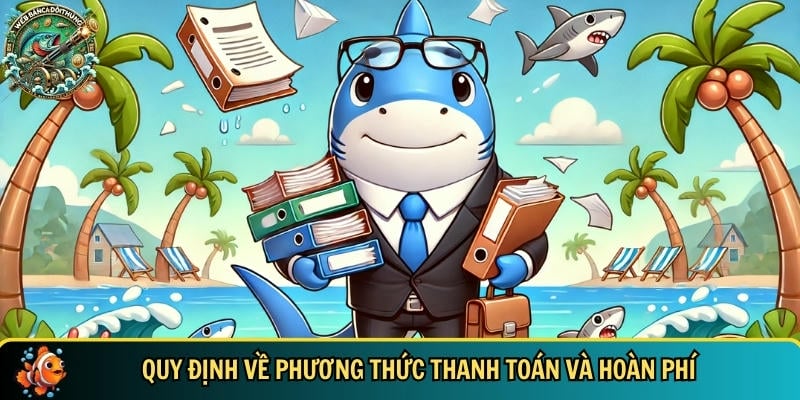 Tìm hiểu quy định về phương thức thanh toán và hoàn phí